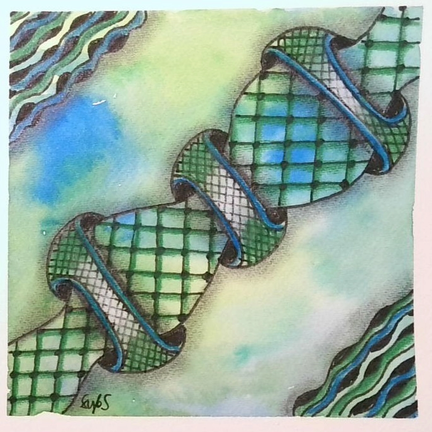 Happytangle, KLASSISCHE QUADRATISCHE KACHELN, Referenzbild