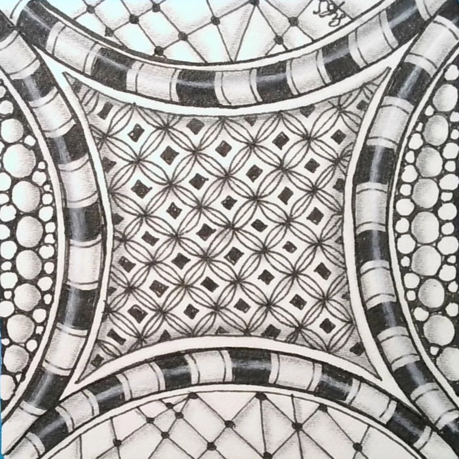 Happytangle, KLASSISCHE QUADRATISCHE KACHELN, Referenzbild