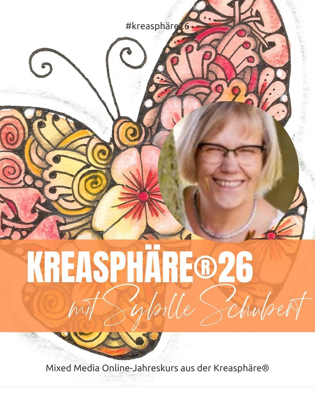 Happytangle, farbiges Muster Mandala Kunst mit sechseckigen Formen